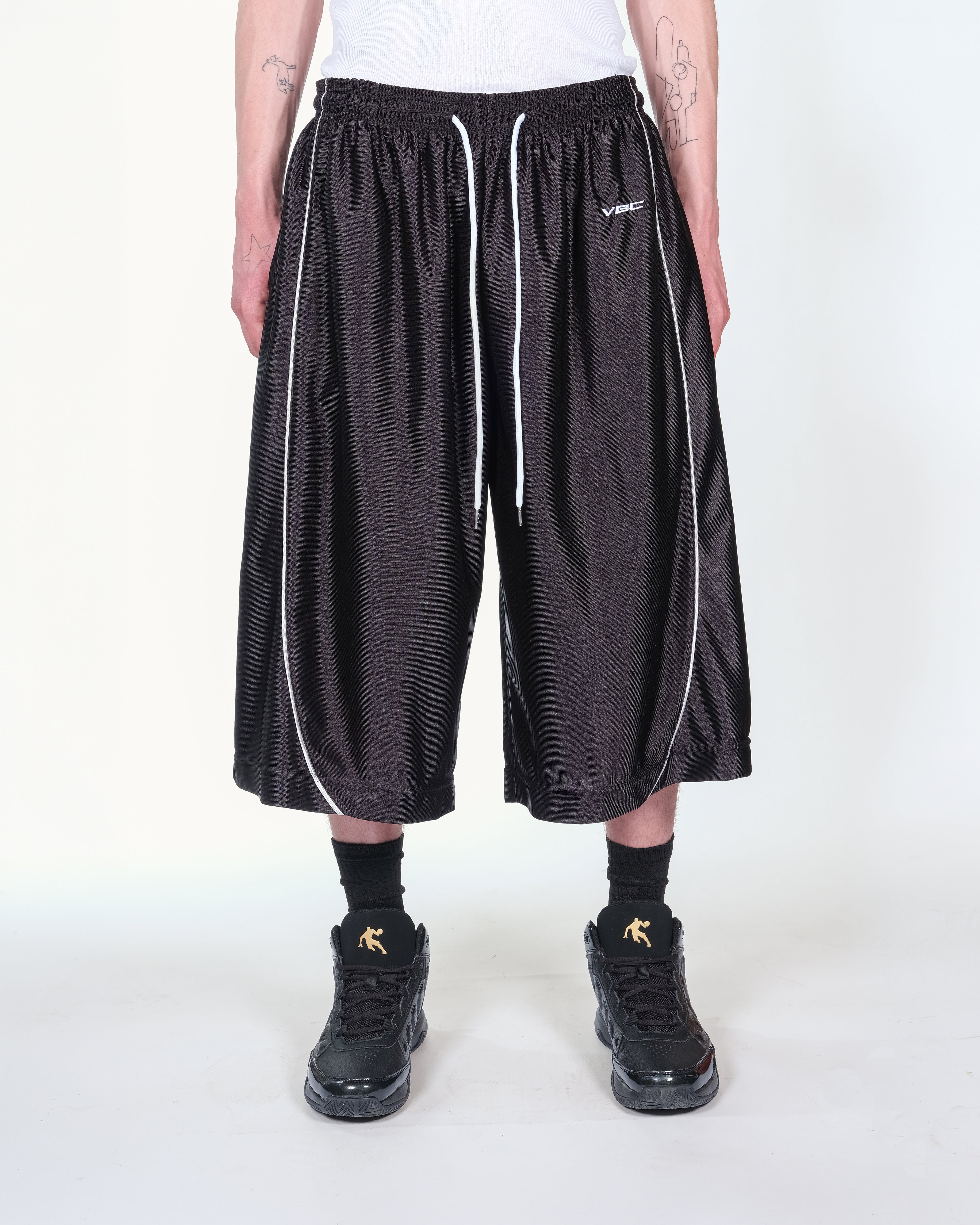 Baggy BBall Shorts (All Black)